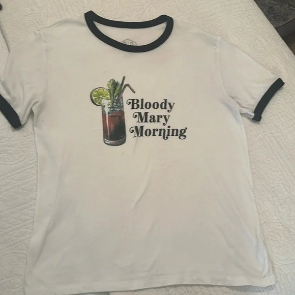 Charlie Southern Bloody Mary Morning Ringer T-Shirt - Picture 1 of 3